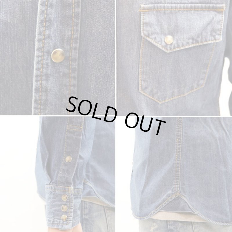 画像6: エヴァンゲリオン×錦-nishiki-初号機デニムシャツ (6)