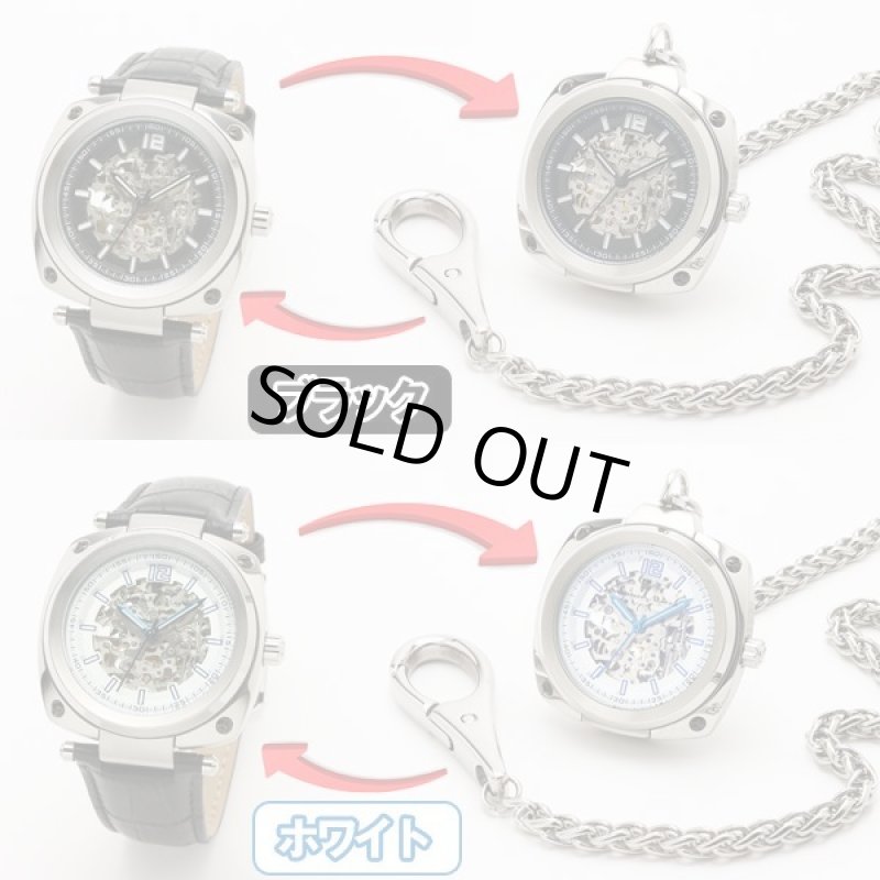 画像2: 2WAYスタイルチェンジSalavatore Marraサルバトーレマーラ自動巻きスケルトンウォッチ「SM18114」 (2)