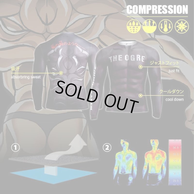 画像4: 刃牙シリーズ「範馬勇次郎」BM・GEARロングスリーブ1 (4)