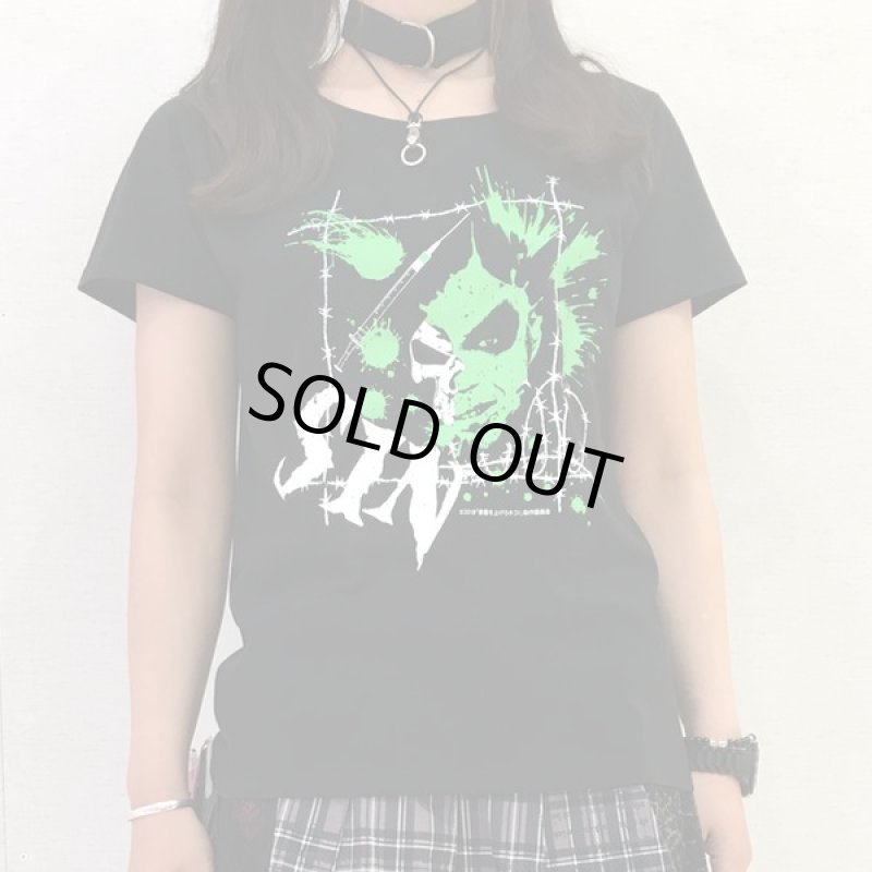 画像2: 映画「音量を上げろタコ！なに歌ってんのか全然わかんねぇんだよ！！」SIN×haraKIRIコラボレディースＴシャツ (2)