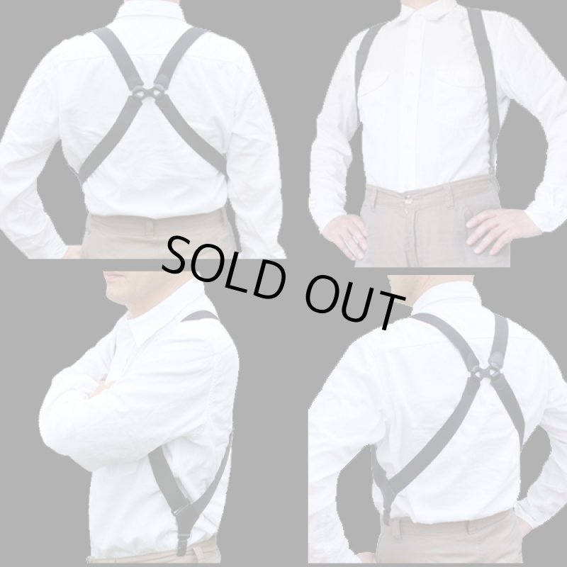 画像2: Taniwatari［谷渡り人物印］サイド2点留めホルスター型サスペンダー (2)