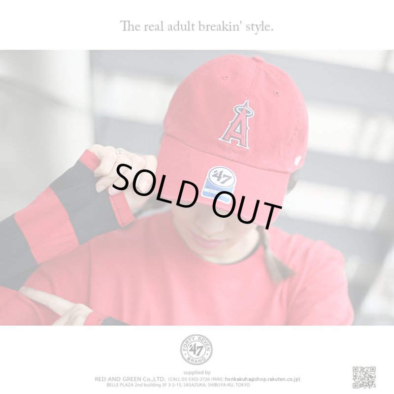 画像11: ロサンゼルス エンゼルス ボールキャプ／キッズレッド（47BRAND） (11)