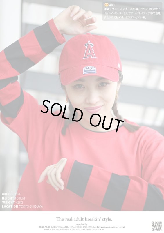 画像10: ロサンゼルス エンゼルス ボールキャプ／キッズレッド（47BRAND） (10)