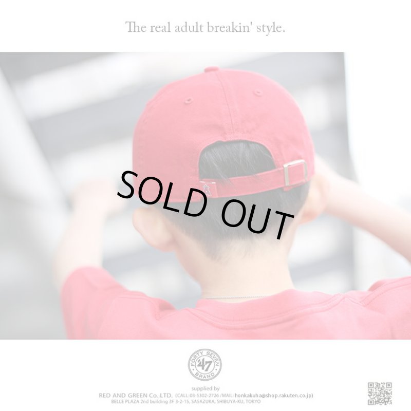 画像6: ロサンゼルス エンゼルス ボールキャプ／キッズレッド（47BRAND） (6)