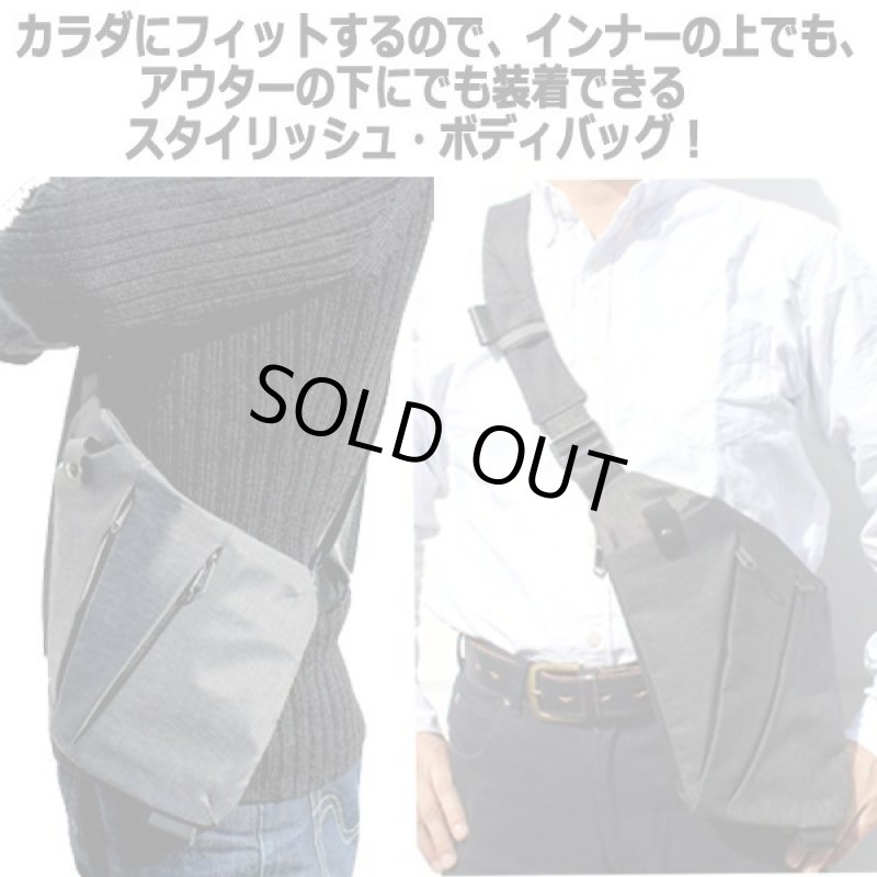 画像7: スリットZIPスリムサイドクロスボディバッグLIGHT (7)