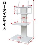 画像4: 壁掛け風テレビ台 「ロータイプ」 (4)