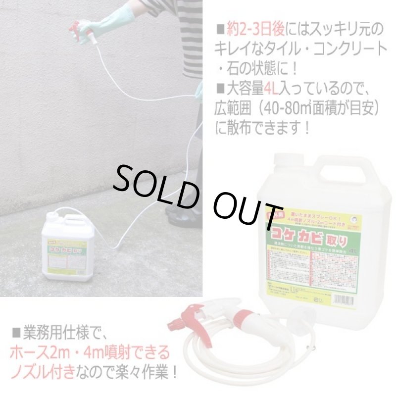 画像4: 業務用コケカビ取り4L［4m噴射ノズル付］ (4)