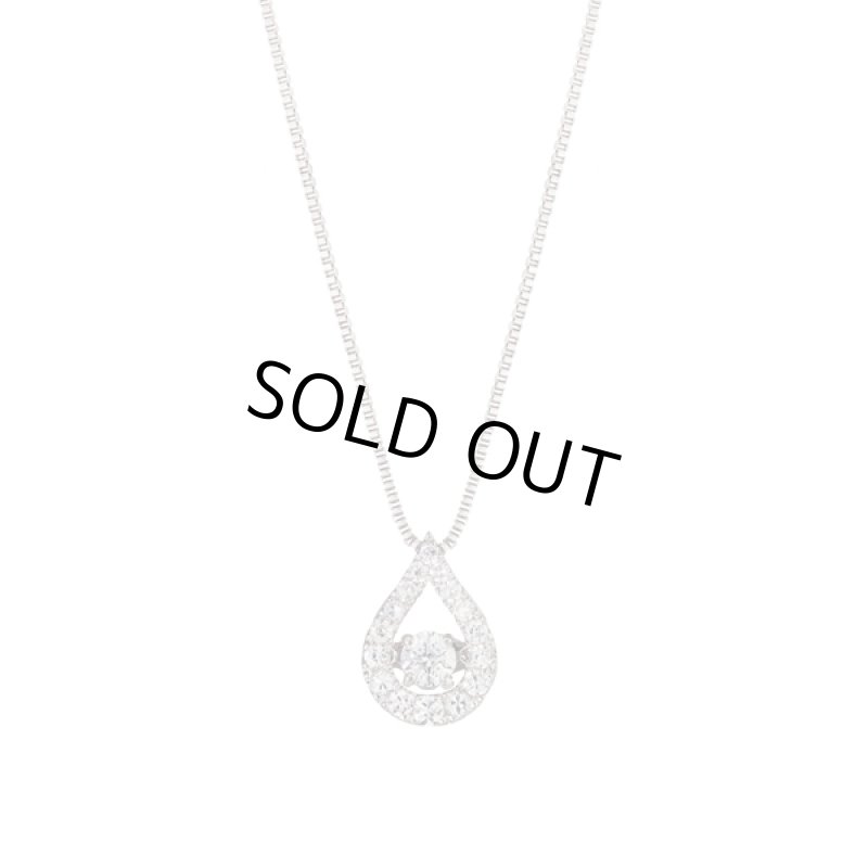 画像2: クロスフォーニューヨークジュエリー「ダンシングストーンネックレス/Twinkle Tearトゥウィンクルティア」 (2)