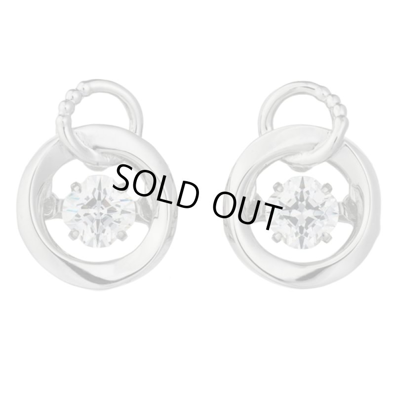 画像2: クロスフォーニューヨークジュエリー「ダンシングストーンピアス/Eternityエタニティー」 (2)