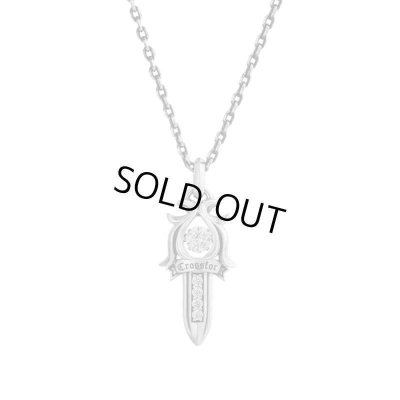 画像2: クロスフォーニューヨークフォーメン「ダンシングストーンネックレス/Sabelサーベル」 (2)