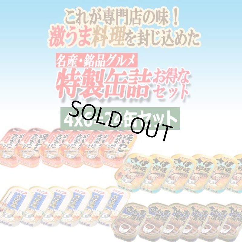 画像2: さかなグルメ缶4種 計24缶セット (2)