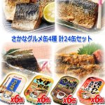 画像1: さかなグルメ缶4種 計24缶セット (1)