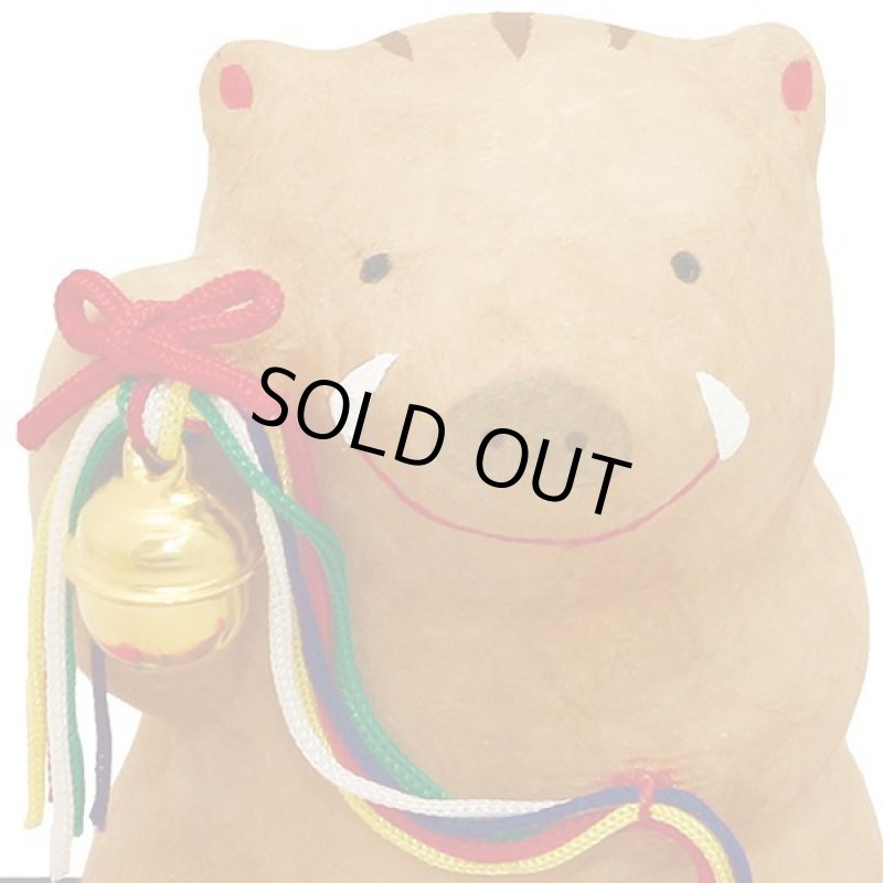 画像2: ちぎり和紙「五色鈴亥」 (2)