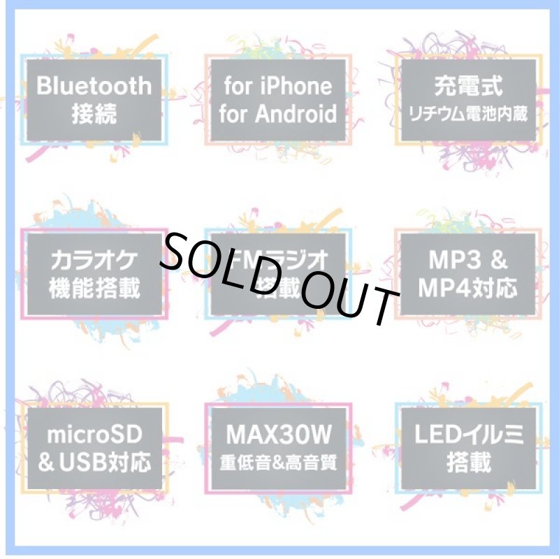 画像3: Bluetoothリチャージブルポータブルスピーカー「デシベルギアPro30」PS-DG001  (3)