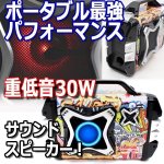 画像2: Bluetoothリチャージブルポータブルスピーカー「デシベルギアPro30」PS-DG001  (2)