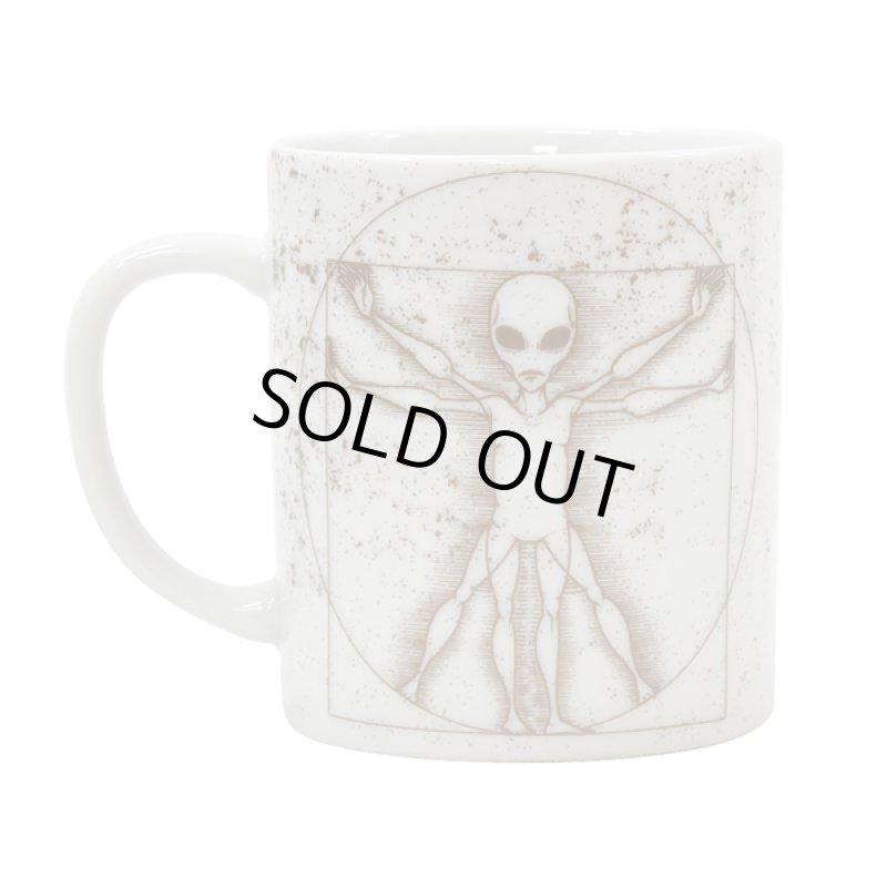 画像2: 「月刊ムー」マグカップ(ウィトルウィウス的人体図) (2)