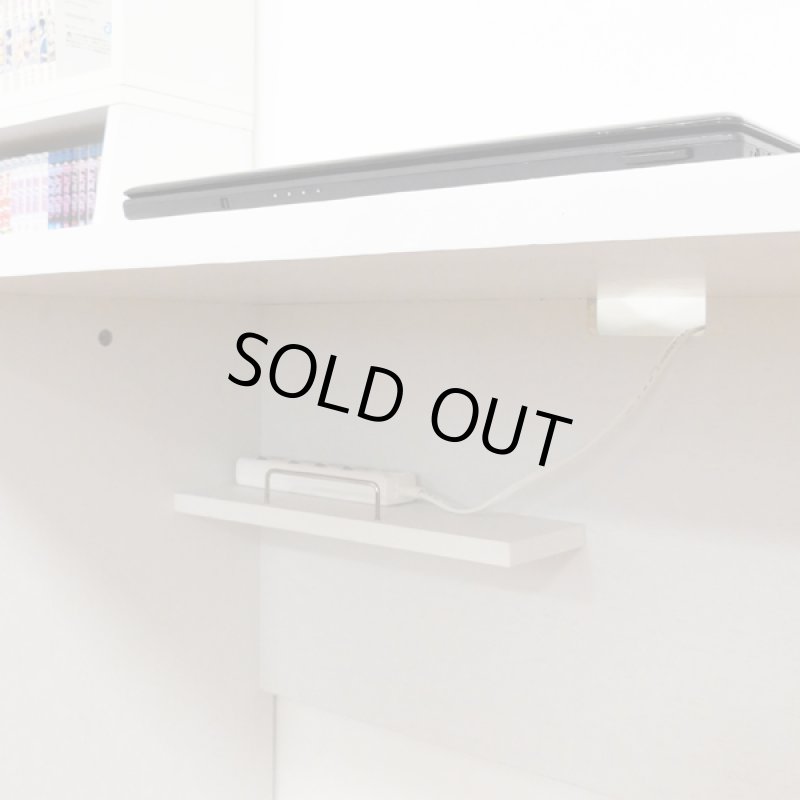 画像5: PC&学習机「エバあんしんタップ収納デスク」 (5)