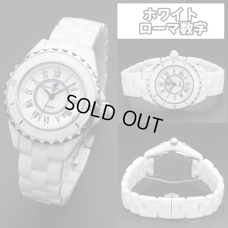 画像7: ホワイトセラミックSalavatore Marraサルバトーレマーラレディースウォッチ「SM15151」 (7)