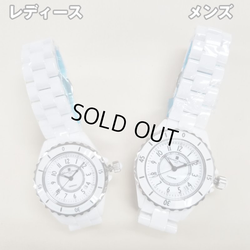 画像12: ホワイトセラミックSalavatore Marraサルバトーレマーラレディースウォッチ「SM15151」 (12)