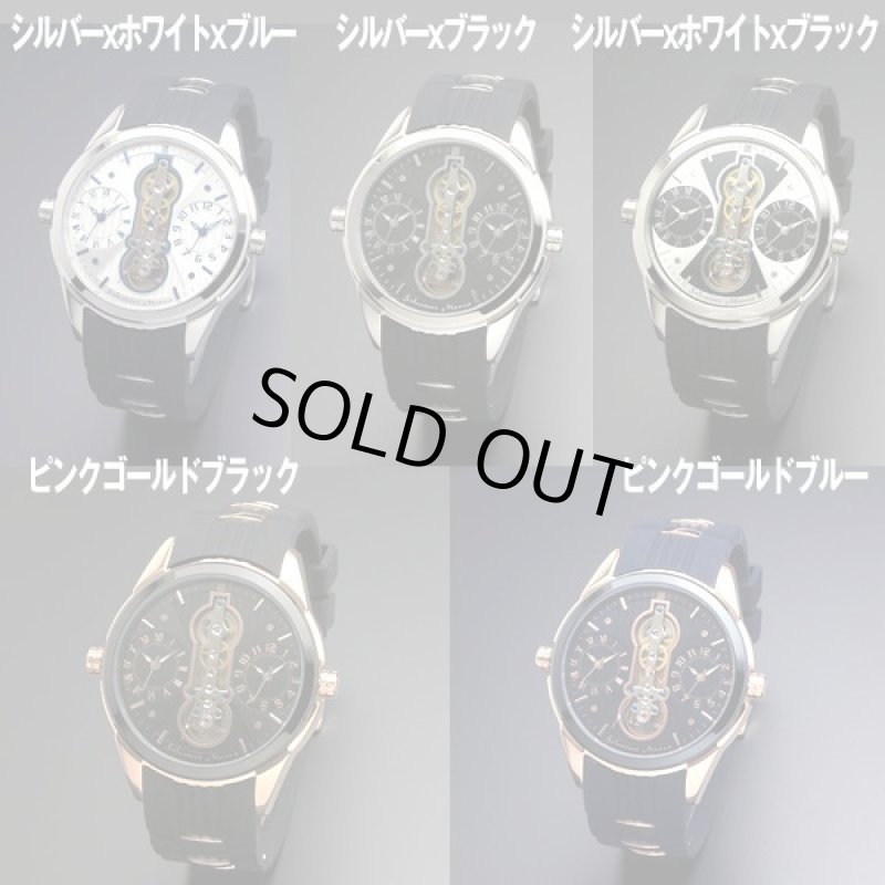 画像3: デュアルタイムSalavatore Marraサルバトーレマーラツインクォーツウォッチ「SM18113」 (3)