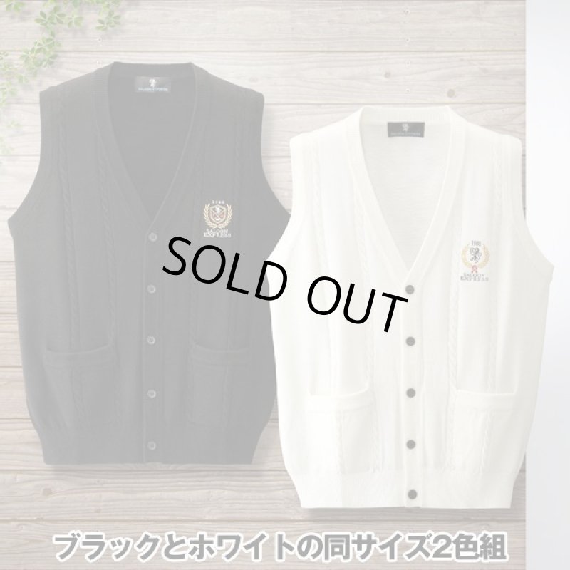 画像6: SALOON EXPRESS(サルーンエクスプレス)モノトーン前開きベスト2色組 (6)