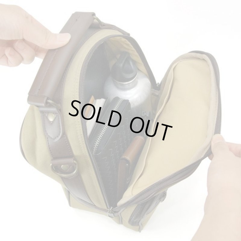 画像3: 倉敷帆布「壱等雲斎」縦型2WAYショルダーバッグ (3)