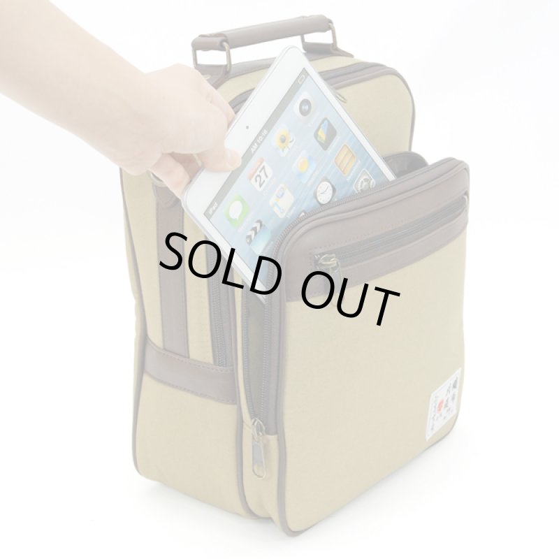 画像5: 倉敷帆布「壱等雲斎」縦型2WAYショルダーバッグ (5)