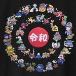 画像2: JAPANカルチャー立体Tシャツ「新元号・令和」 (2)