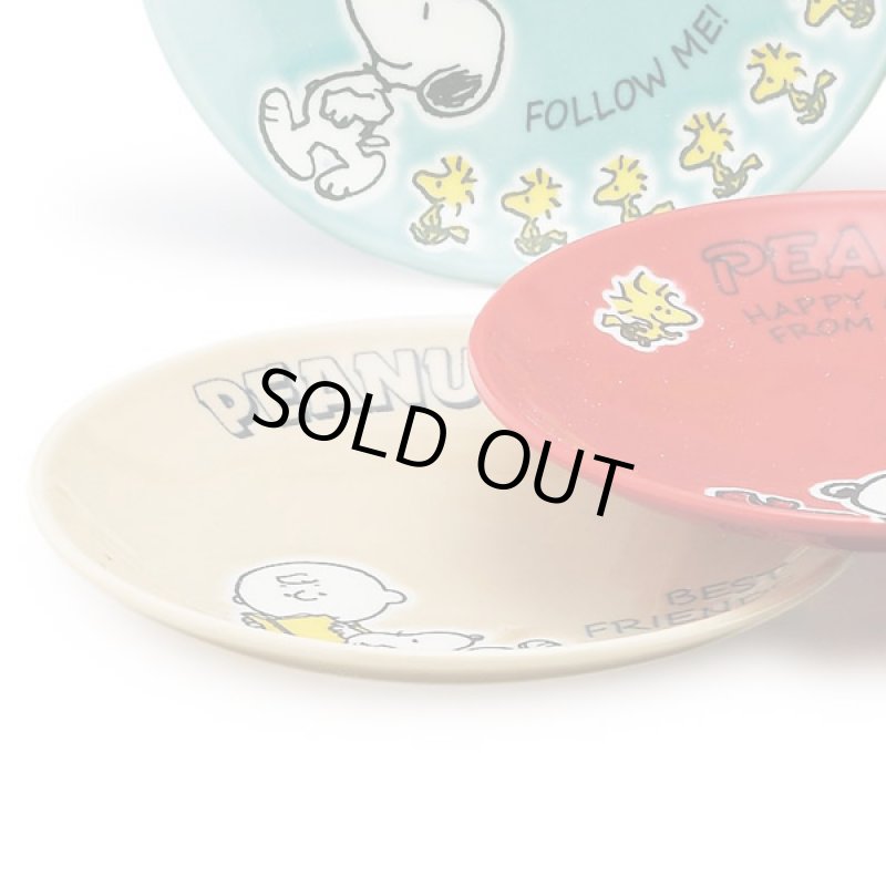 画像7: スヌーピーカラフルピーナッツ木箱入り小皿セット (7)