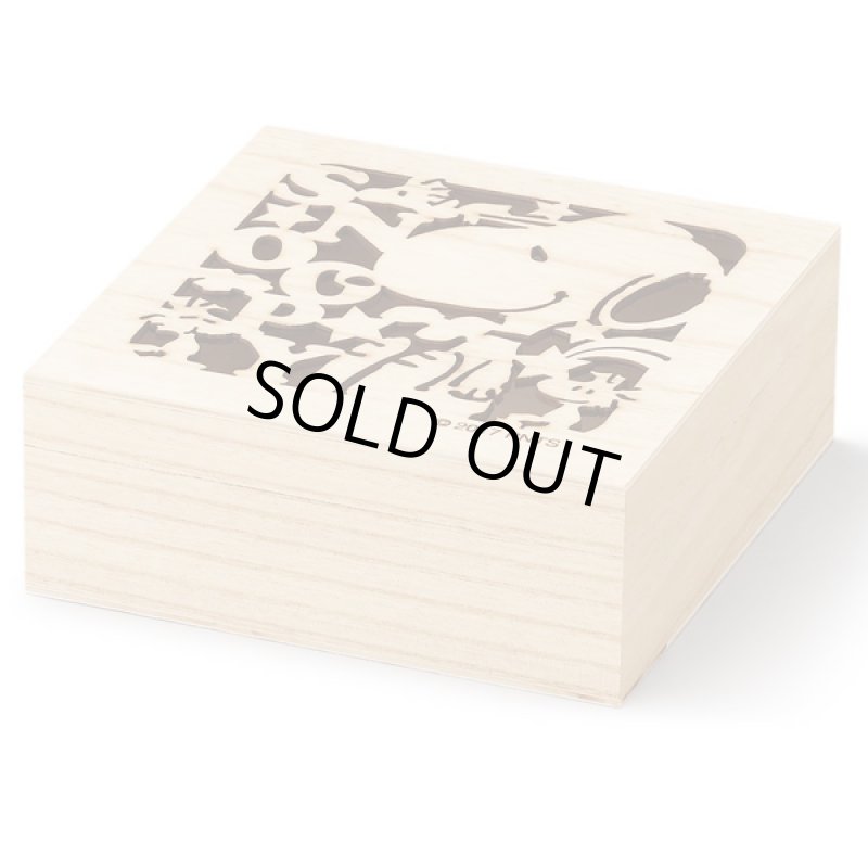 画像3: スヌーピーカラフルピーナッツ木箱入り小皿セット (3)