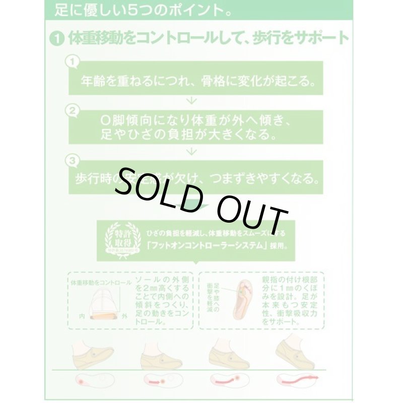 画像2: 足に優しい靴「快歩主義/L129」 (2)