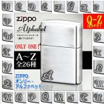 画像1: ZIPPOオンリー・アルファベット（Q-Z） (1)