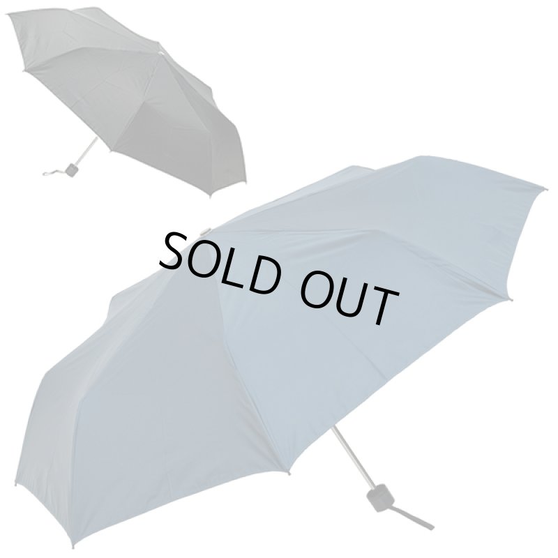 画像2: UV99%遮光&遮熱&耐風裏シルバー3つ折り傘58cm (2)