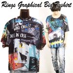 画像1: RINGSグラフィカルBIGTシャツ (1)