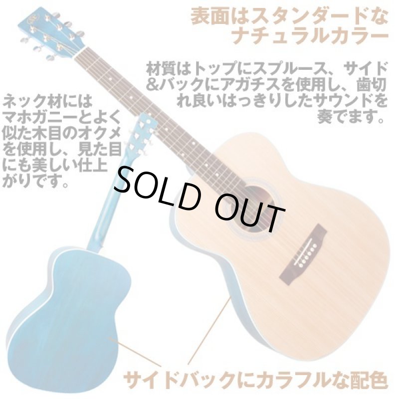 画像4: アコースティックギター入門フルセット／サイドバックカラーモデル (4)
