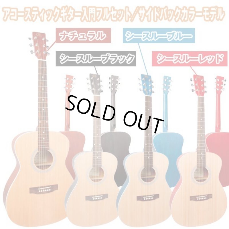 画像10: アコースティックギター入門フルセット／サイドバックカラーモデル (10)
