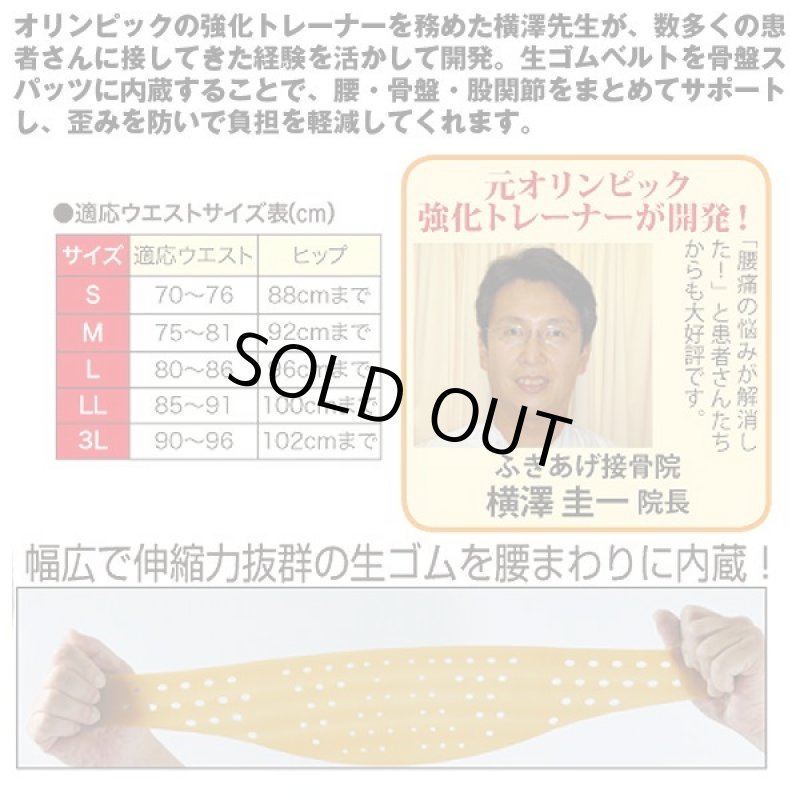 画像2: 骨盤をまるごとすっきりサポートする「腰サポートパンツ」(16477/16478/16479/16480/16481) (2)