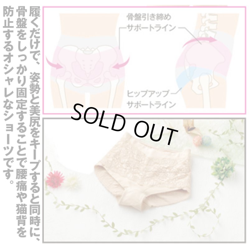 画像2: 体幹サポートすっきりショーツ(16691/16708/16709) (2)