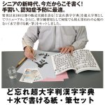 画像1: ど忘れ超大字判漢字字典＋水で書ける紙・筆セット (1)