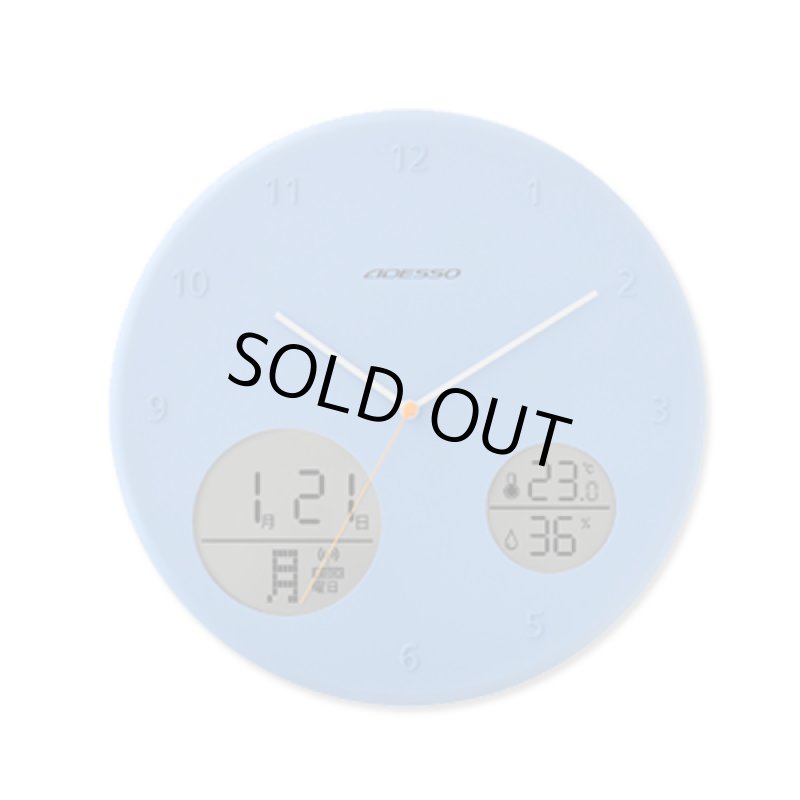 画像6: 時刻自動修正!アナデジ電波ウォールクロック「サークル」 (6)