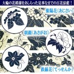 画像2: 晴雨兼用傘「折りたたみUV百花涼藍」 (2)