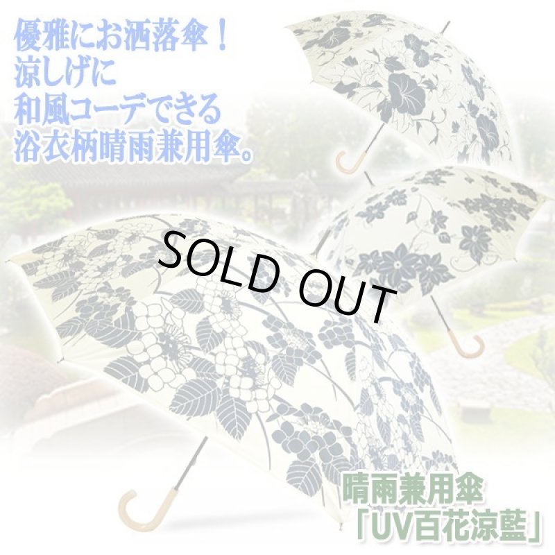画像7: 晴雨兼用傘「UV百花涼藍」 (7)
