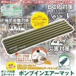 画像1: ポンプ内蔵！災害対策用エアマット「ポンプインエアマット」 (1)