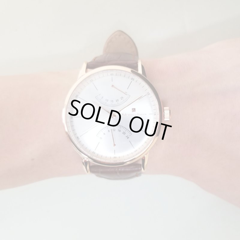 画像2: レトログラード&レザーベルトSalavatore Marraサルバトーレマーラメンズクォーツウォッチ「SM19105」 (2)