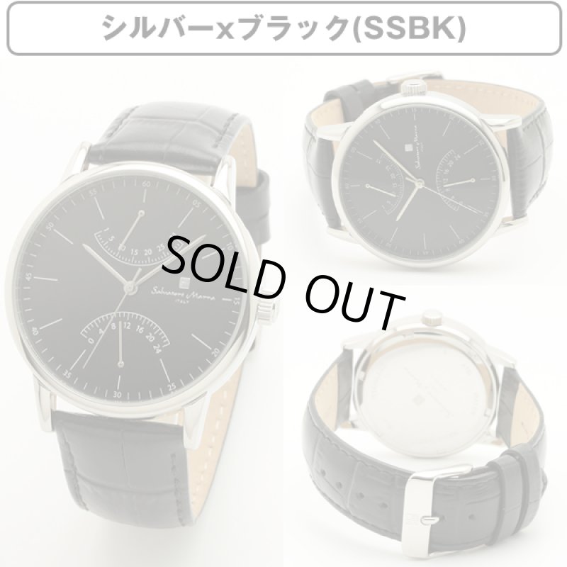 画像11: レトログラード&レザーベルトSalavatore Marraサルバトーレマーラメンズクォーツウォッチ「SM19105」 (11)