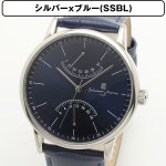 画像14: レトログラード＆レザーベルトSalavatore Marraサルバトーレマーラメンズクォーツウォッチ「SM19105」 (14)