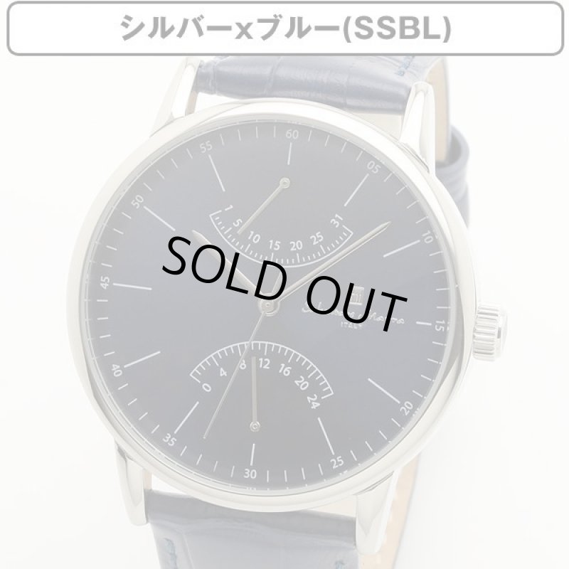 画像14: レトログラード&レザーベルトSalavatore Marraサルバトーレマーラメンズクォーツウォッチ「SM19105」 (14)