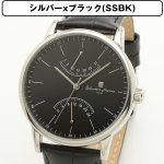 画像10: レトログラード＆レザーベルトSalavatore Marraサルバトーレマーラメンズクォーツウォッチ「SM19105」 (10)