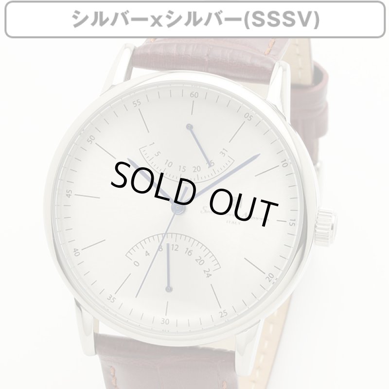 画像12: レトログラード&レザーベルトSalavatore Marraサルバトーレマーラメンズクォーツウォッチ「SM19105」 (12)