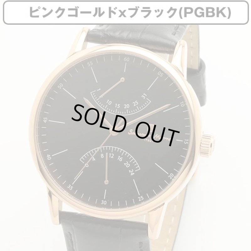 画像6: レトログラード&レザーベルトSalavatore Marraサルバトーレマーラメンズクォーツウォッチ「SM19105」 (6)